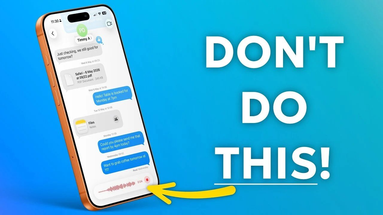Pare de cometer esses 10 erros no iPhone em 2026