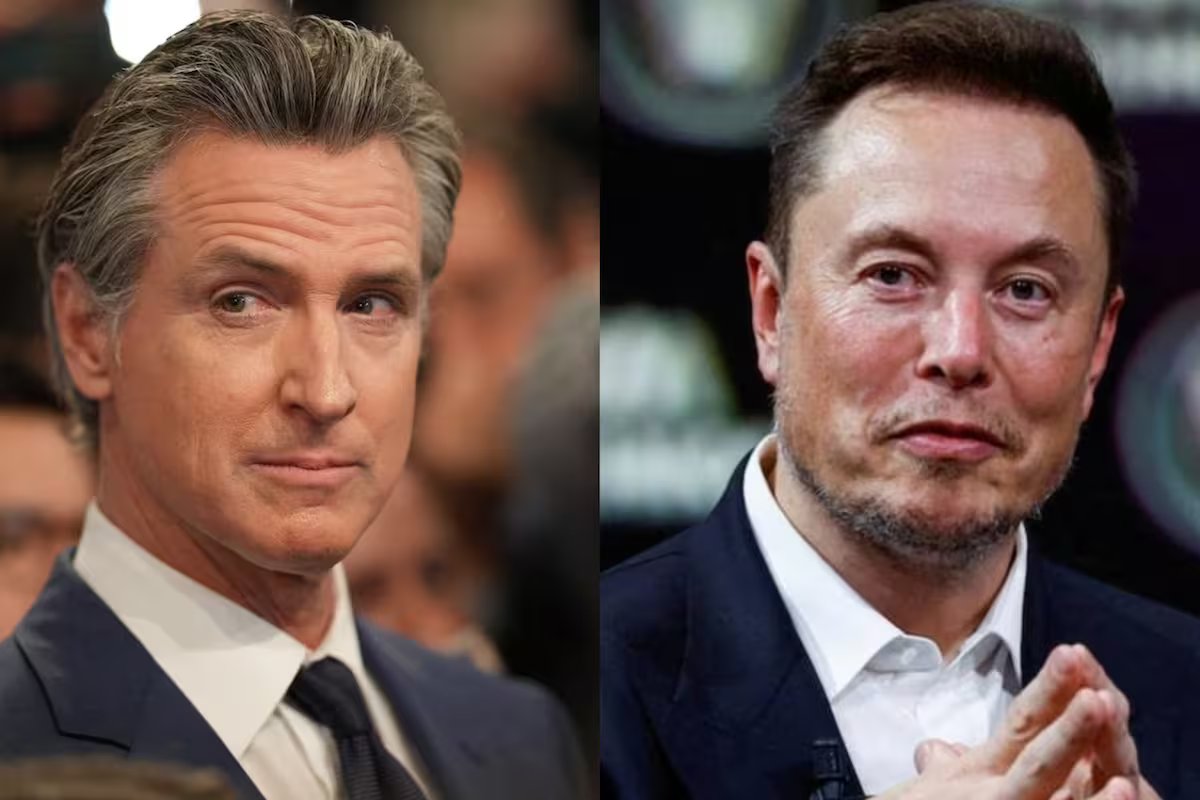 Pedido de Newsom na Califórnia que poderia beneficiar Elon Musk. US$ 1 bilhão para carros elétricos