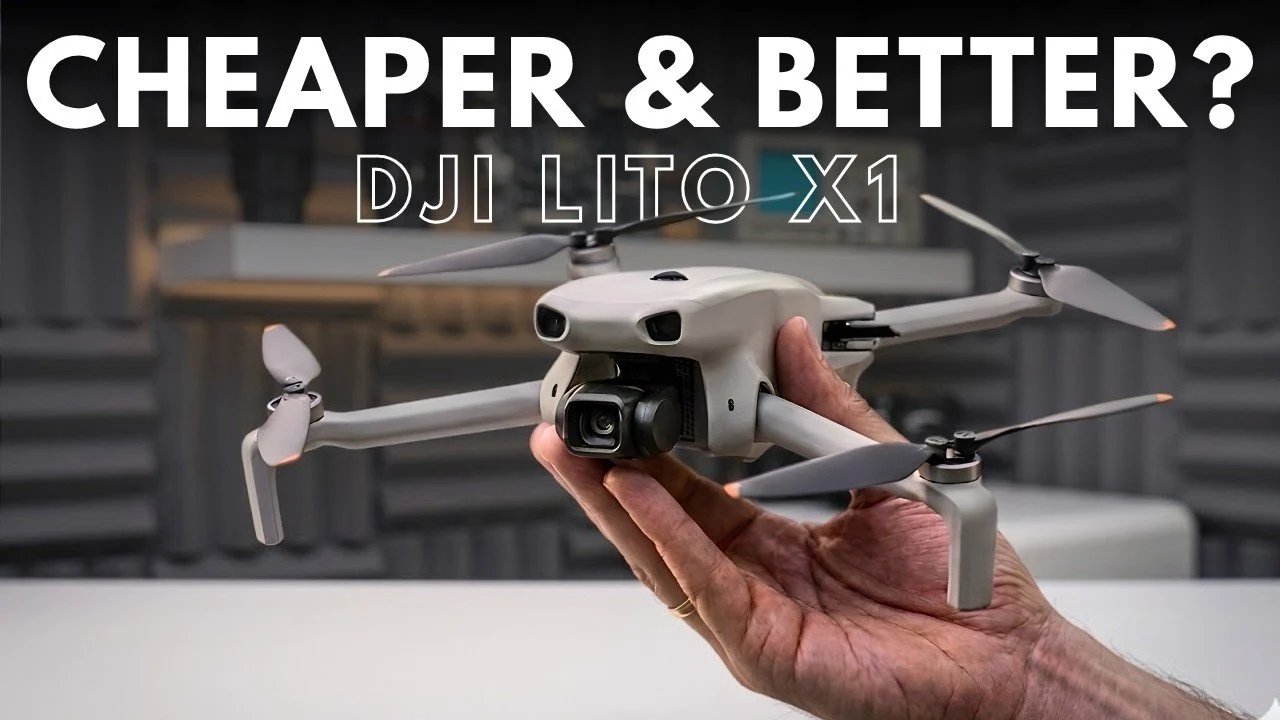 Por que o DJI Lito X1 custa metade do preço do Mini 5 Pro.