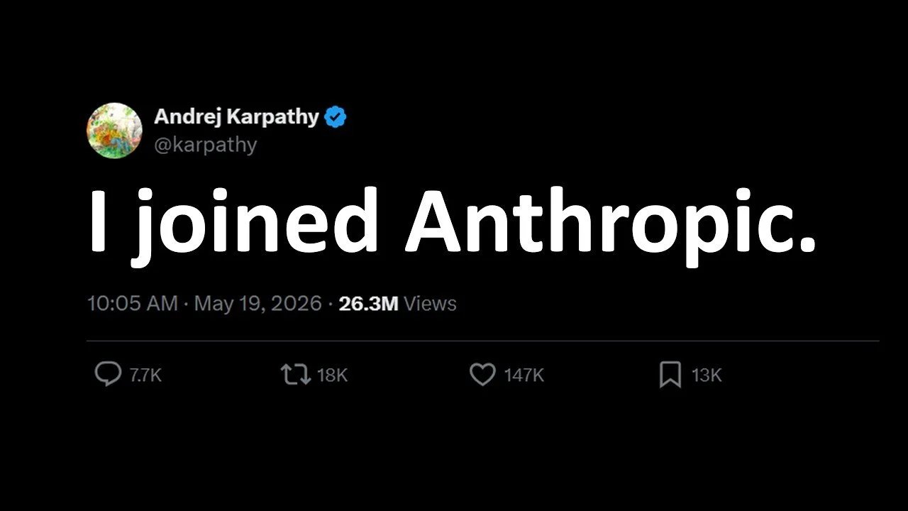 Por que o cofundador da OpenAI, Andrej Karpathy, escolheu a Anthropic.