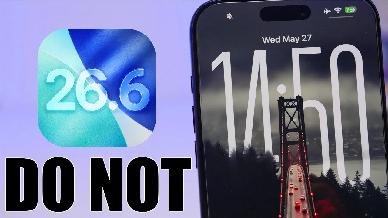 Por que você deve esperar para instalar o iOS 26.6 Beta