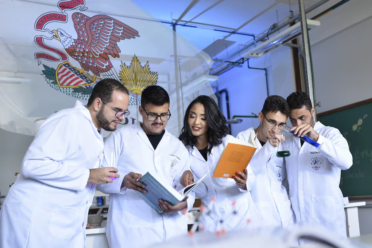 Pritzker observa: novo passo de Illinois na preparação de cientistas