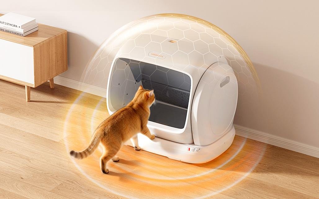 Procurando a melhor caixa sanitária autolimpante para gatos grandes? Experimentei o Meowant SC09