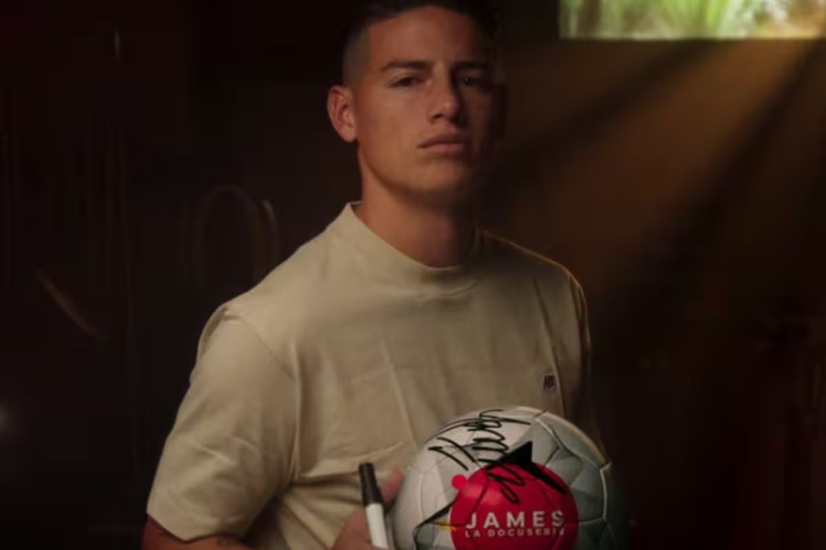 Quebre luzes e sombras. James Rodriguez revela segredos de sua carreira em nova produção da Netflix