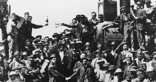 ‘Rail Wedding’, um momento memorável no Ocidente – Deseret News