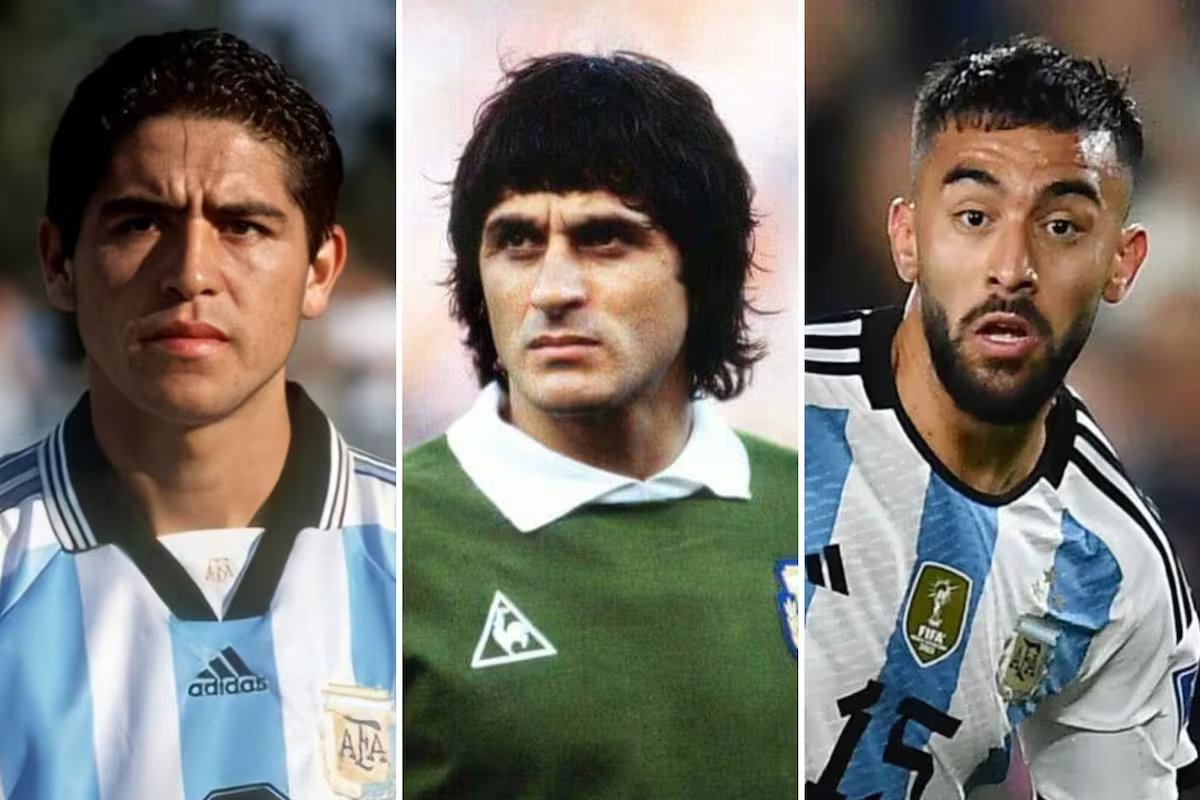 Raiva com os números da Copa do Mundo. todos os argentinos que apareceram no álbum e não foram à Copa do Mundo