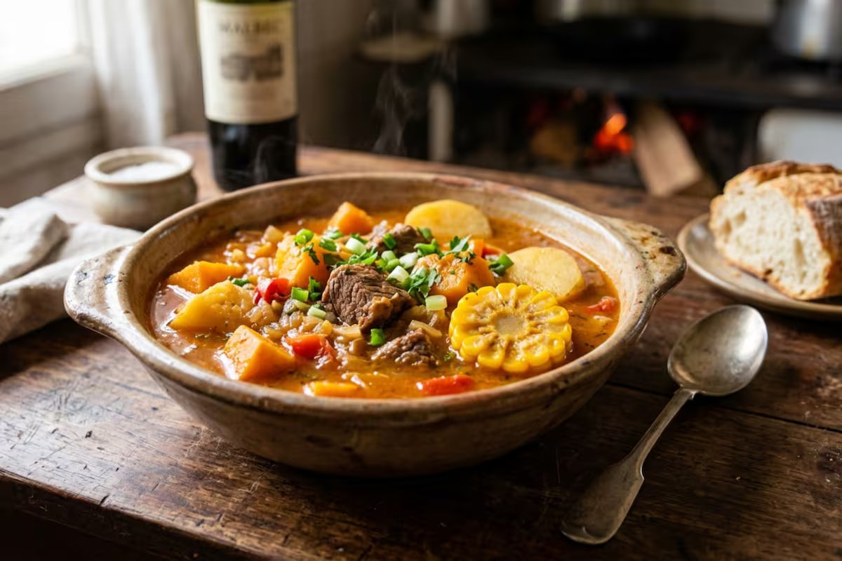 Revolução de maio. Carbonada de abóbora de Madame Papen para um menu patriótico