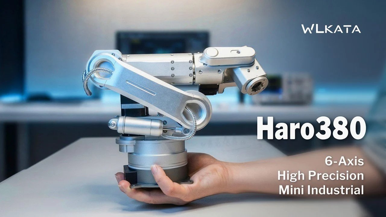 Robótica de desktop compacta: WLKATA dentro do Haro380