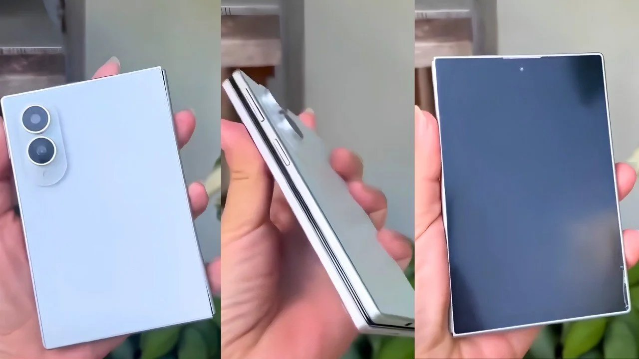 Samsung Galaxy Z Fold 8 prático: design ultrafino revelado