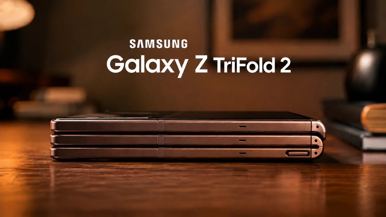 Samsung Z TriFold 2: O design mais fino combina com a S Pen integrada