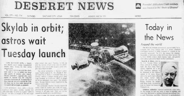 Skylab ajudou a exploração espacial a passar para o estudo espacial – Deseret News