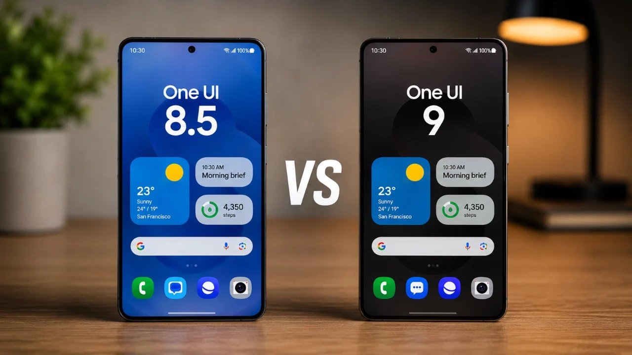 Todos os novos Samsung One UI 9 baseados no Android 17.