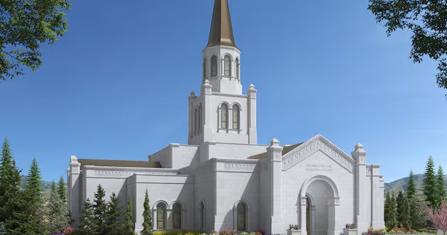 Trabalho de base em andamento para o Templo Cord Allen de Idaho – Deseret News