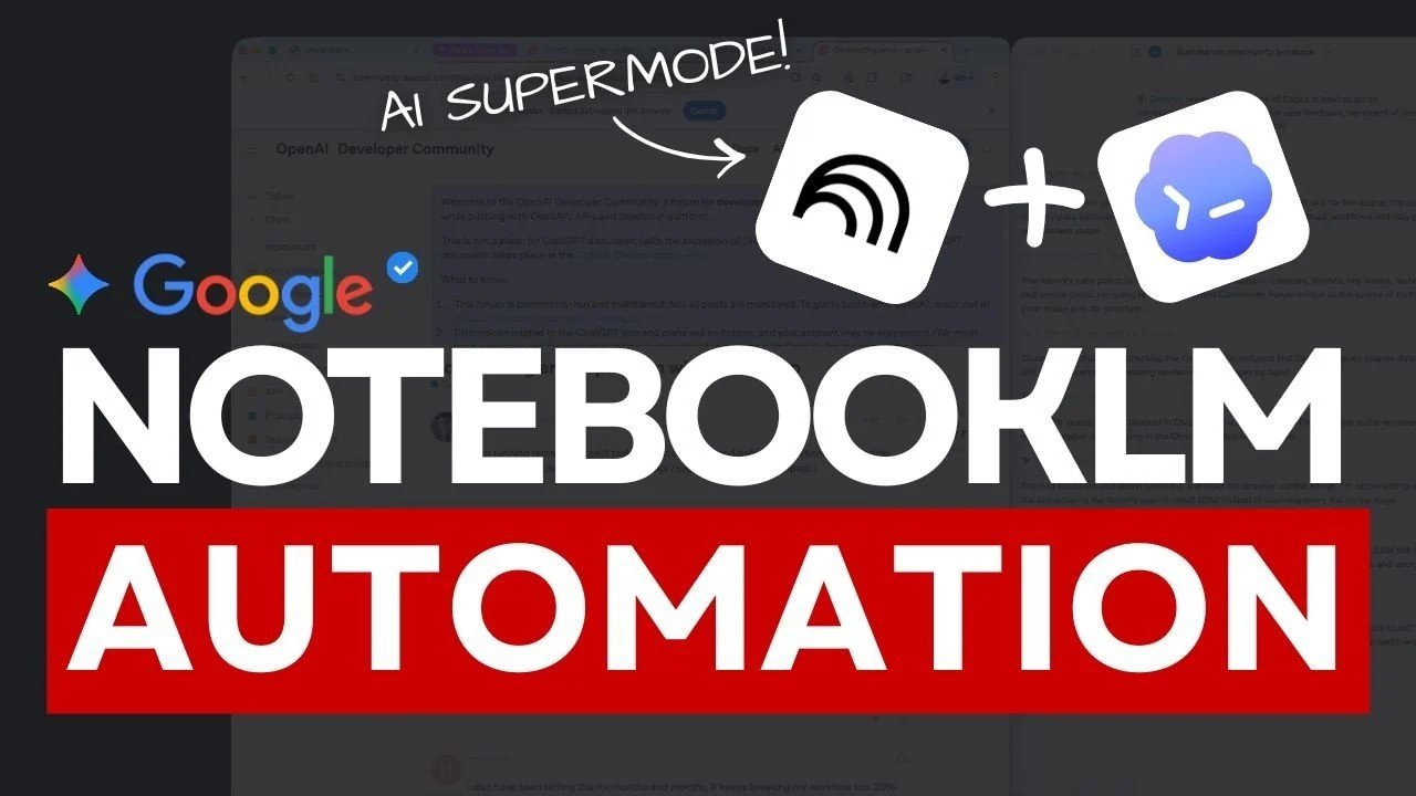 Transforme insights do NotebookLM em produtos de trabalho automatizados