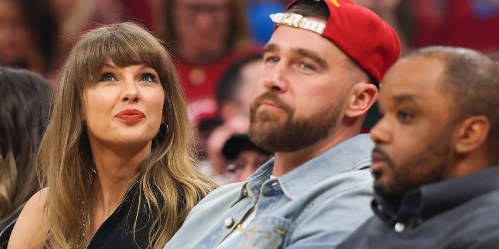 Travis Kelce defende beber aquela cerveja no Knicks vs. Cavaliers depois que a reação de Taylor Swift se torna viral – Just Jared – Celebrity News & Gossip