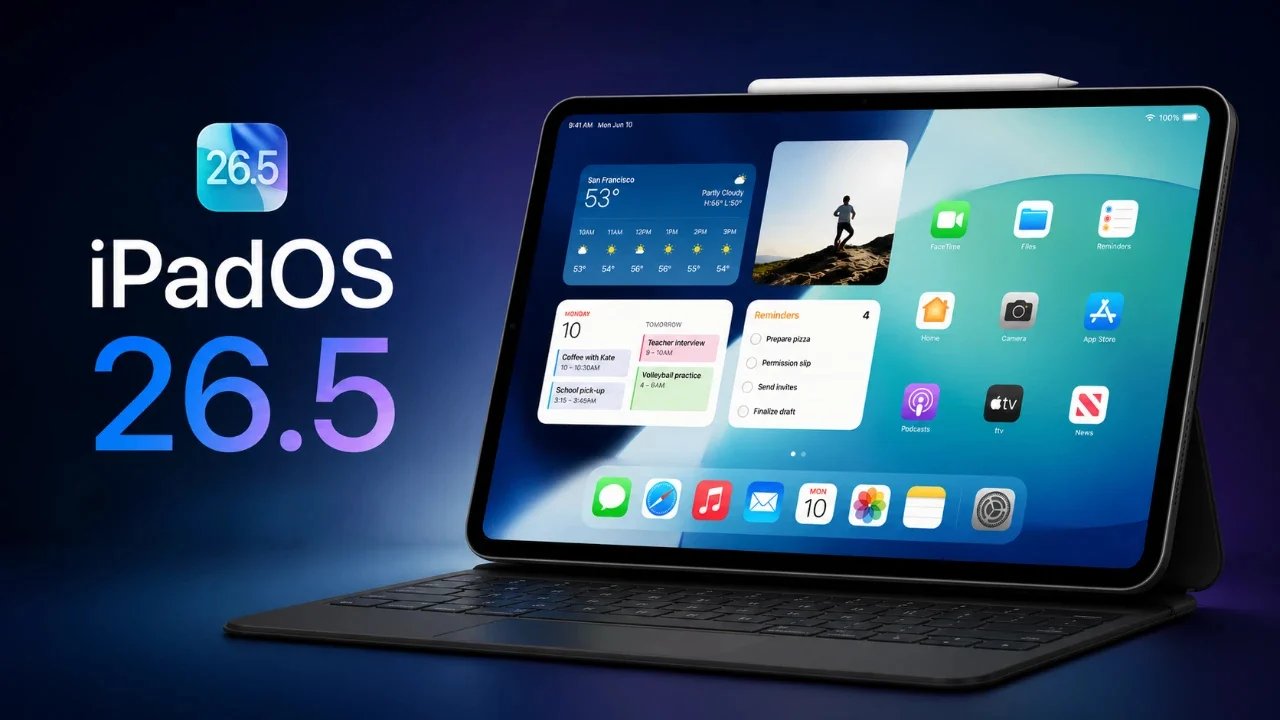Tudo há de novo na atualização de software iPadOS 26.5