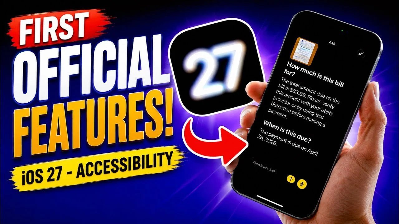 Tudo o que a Apple acaba de anunciar para iOS 27.