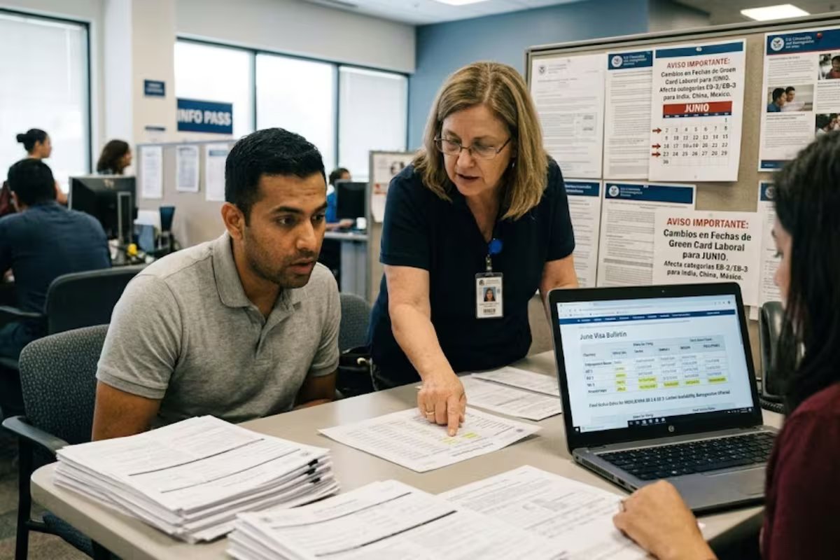 USCIS altera datas do Green Card de trabalho para junho que os migrantes e categorias sofrem