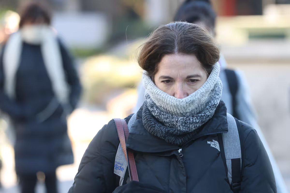 Uma nova frente se aproxima, o que provocará mudanças bruscas de temperatura, instabilidade e precipitação. áreas afetadas.
