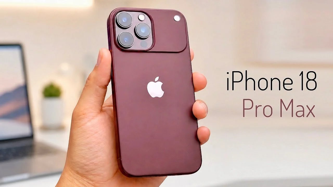 Vazamento de câmera do iPhone 18 Pro Max: abertura variável e A20