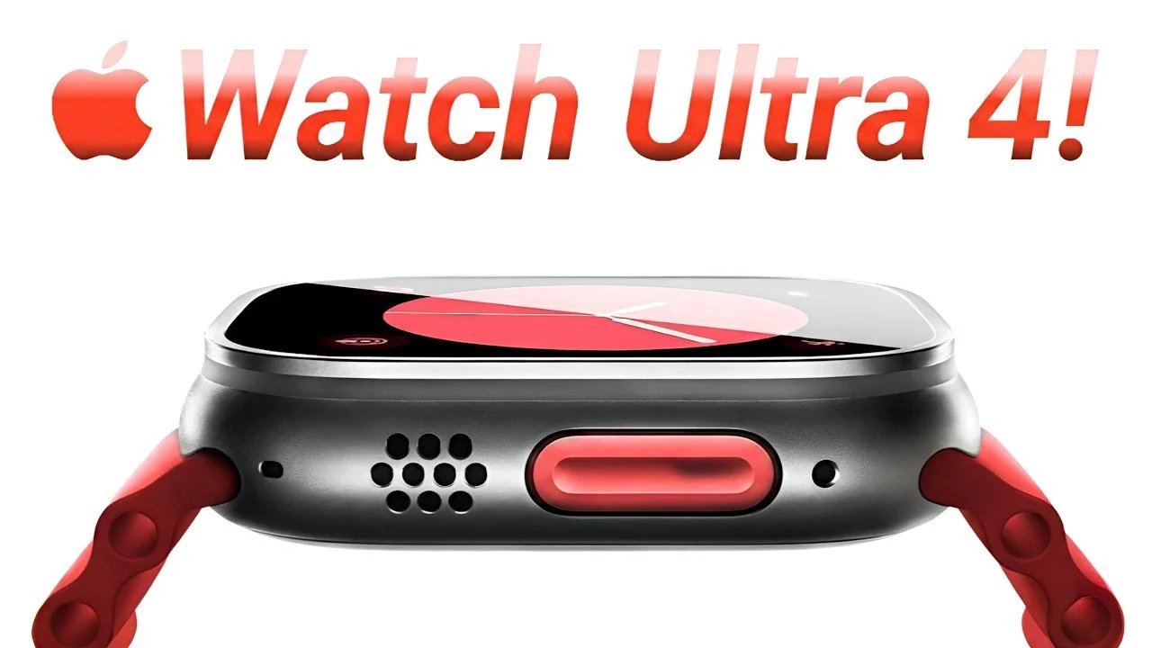 Vazamento do Apple Watch Ultra 4: design mais fino e Touch ID