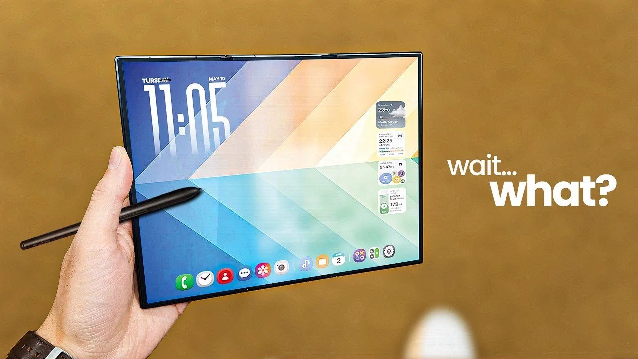 Vazamento do Galaxy Z Tri-Fold 2 revela potencial para slot S Pen