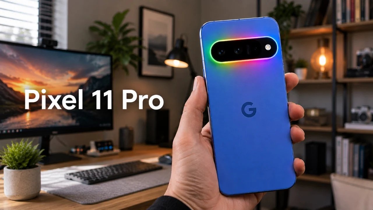 Vazamento do Pixel 11 Pro: Pixel Glow, atualização de bateria e Android 17