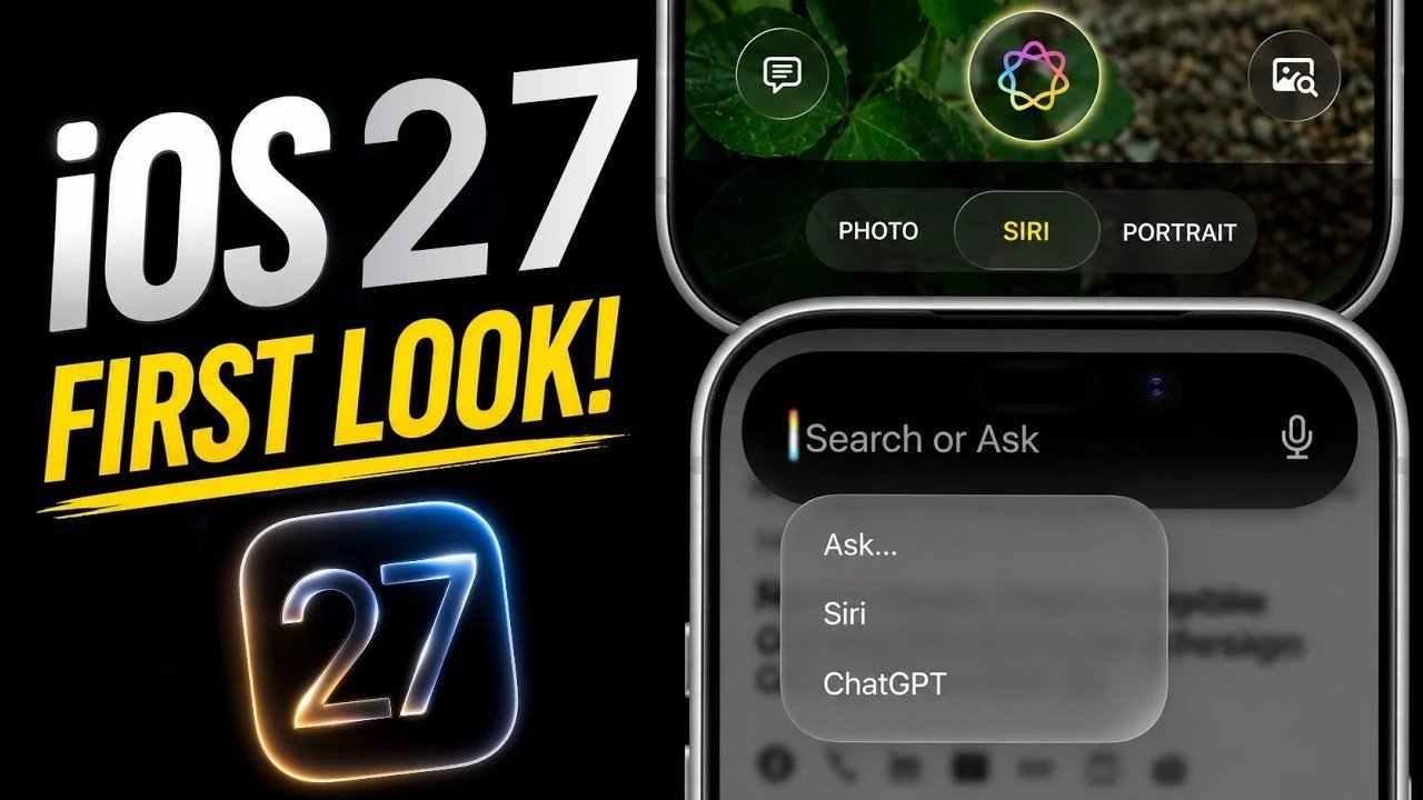 Vazamentos do iOS 27: primeiro, dê uma olhada nas atualizações e novos recursos do Siri