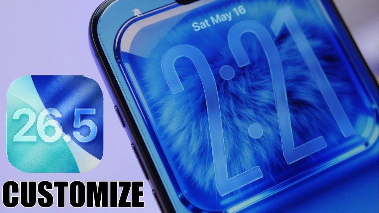 iOS 26.5 – PERSONALIZE sua tela de bloqueio e tela inicial!