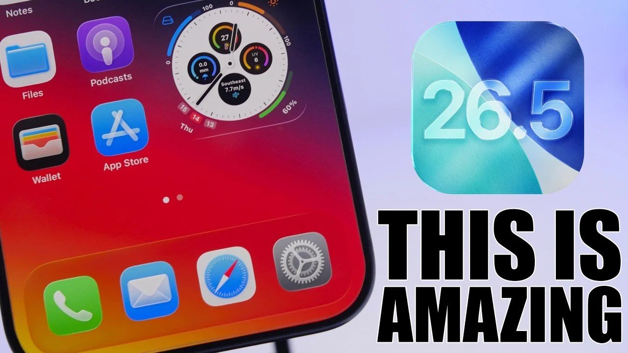 iOS 26.5 é incrível!