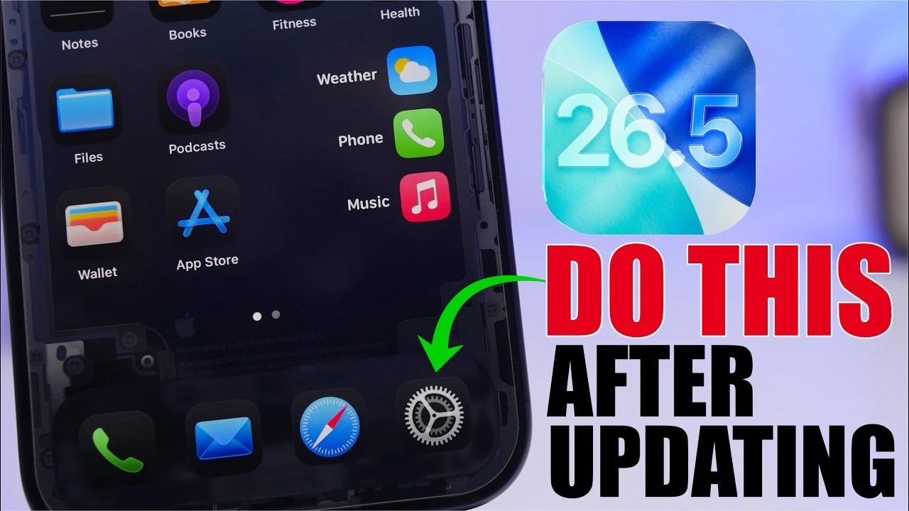 iOS 26.5 – Primeiras coisas a fazer após a atualização!