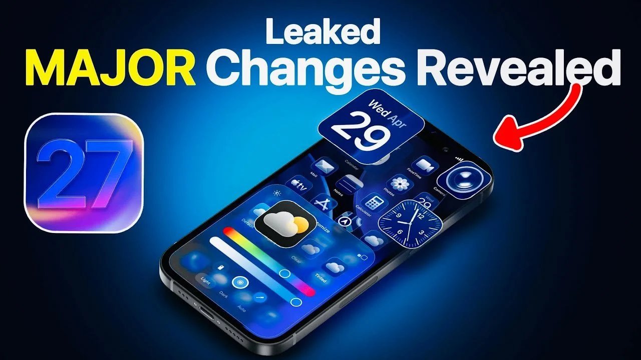 iOS 27 vazou: é a maior atualização do iPhone em uma década