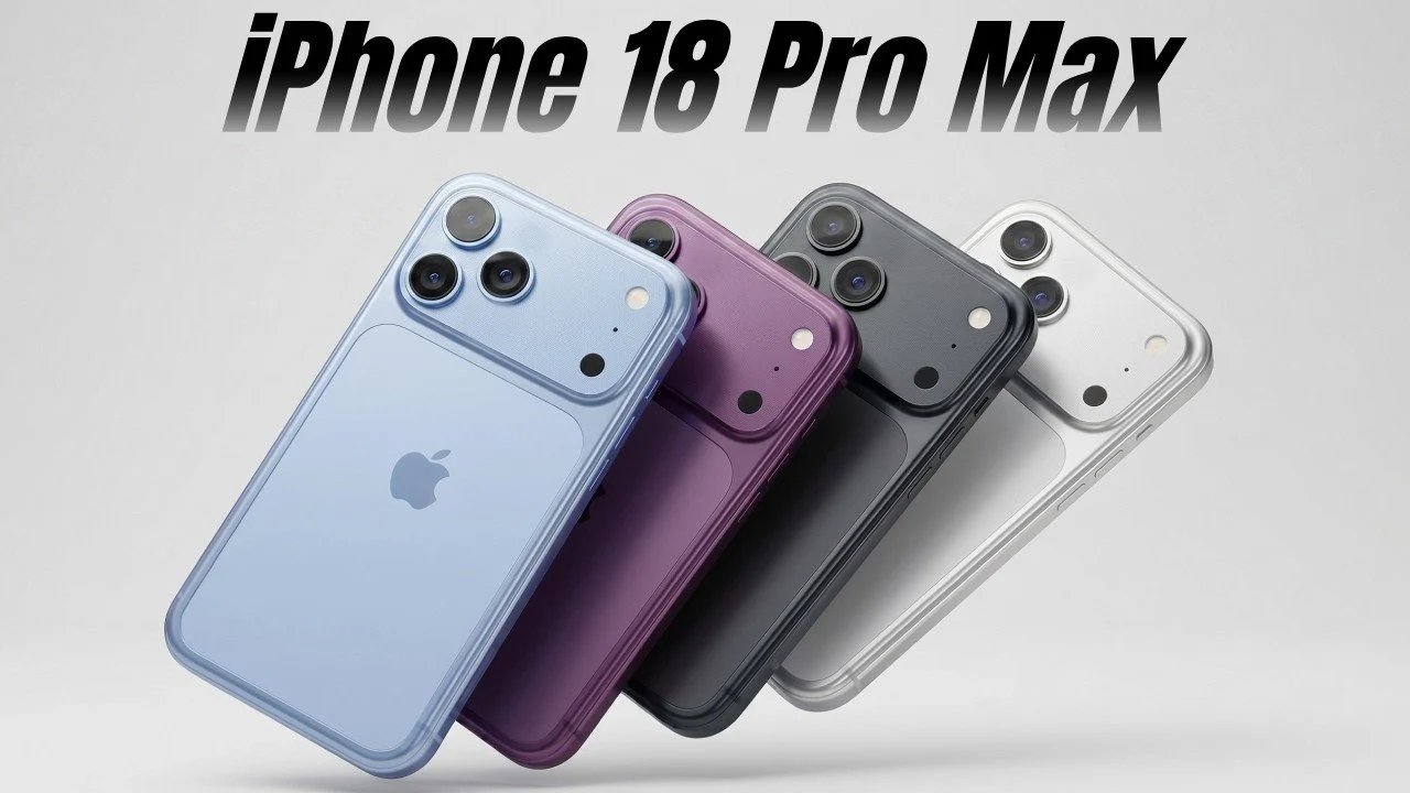 iPhone 18 Pro Max: novo acabamento Obsidian Black vazou