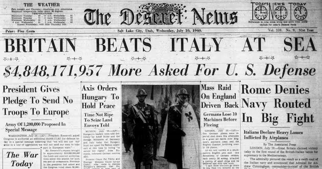 A Batalha da Grã-Bretanha em 1940 virou a Segunda Guerra Mundial a favor dos Aliados – Deseret News
