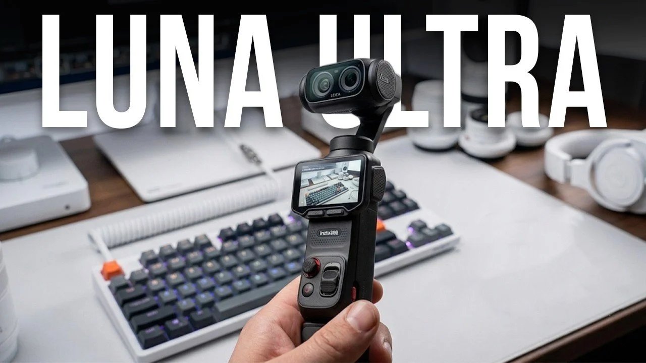 A Insta360 Luna Ultra é melhor que as câmeras de bolso da DJI?