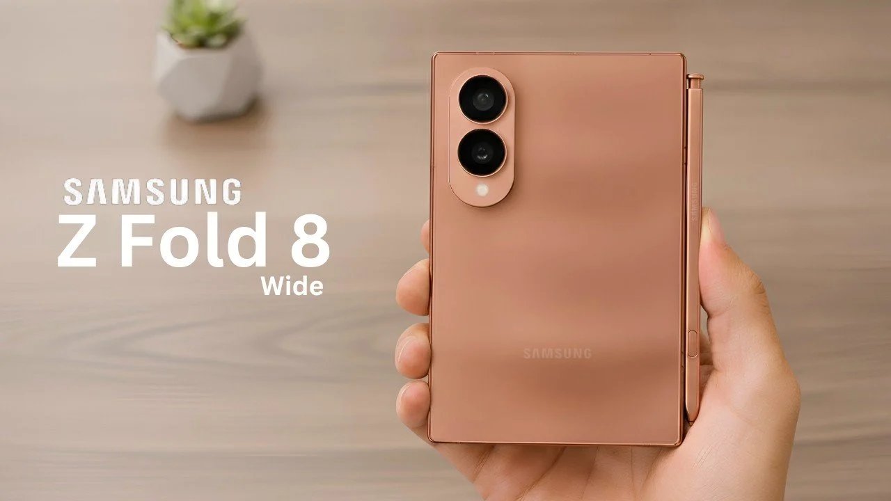 A Samsung está preparando o Galaxy Z Fold 8 Wide para rivalizar com o Apple Dobrável.