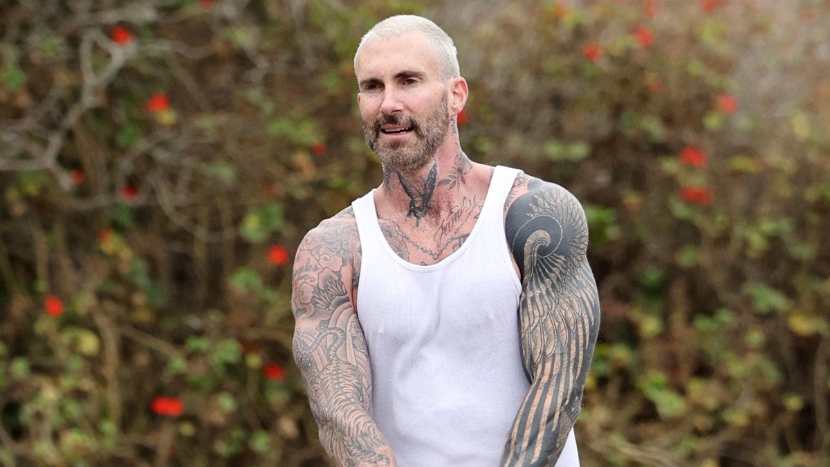 Adam Levine mostra seus músculos enquanto Kettlebell caminha em Los Angeles – Just Jared – Notícias e fofocas de celebridades