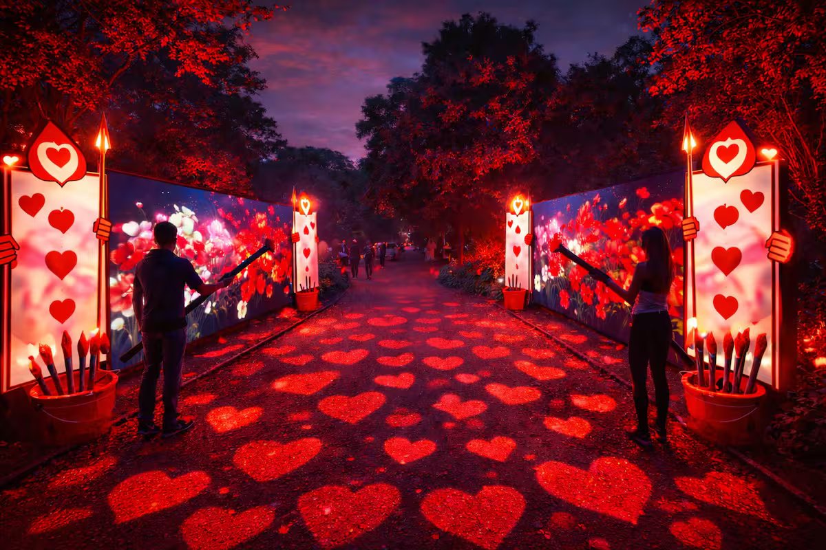 Alice no país das maravilhas chega ao Jardim Botânico para uma experiência imersiva