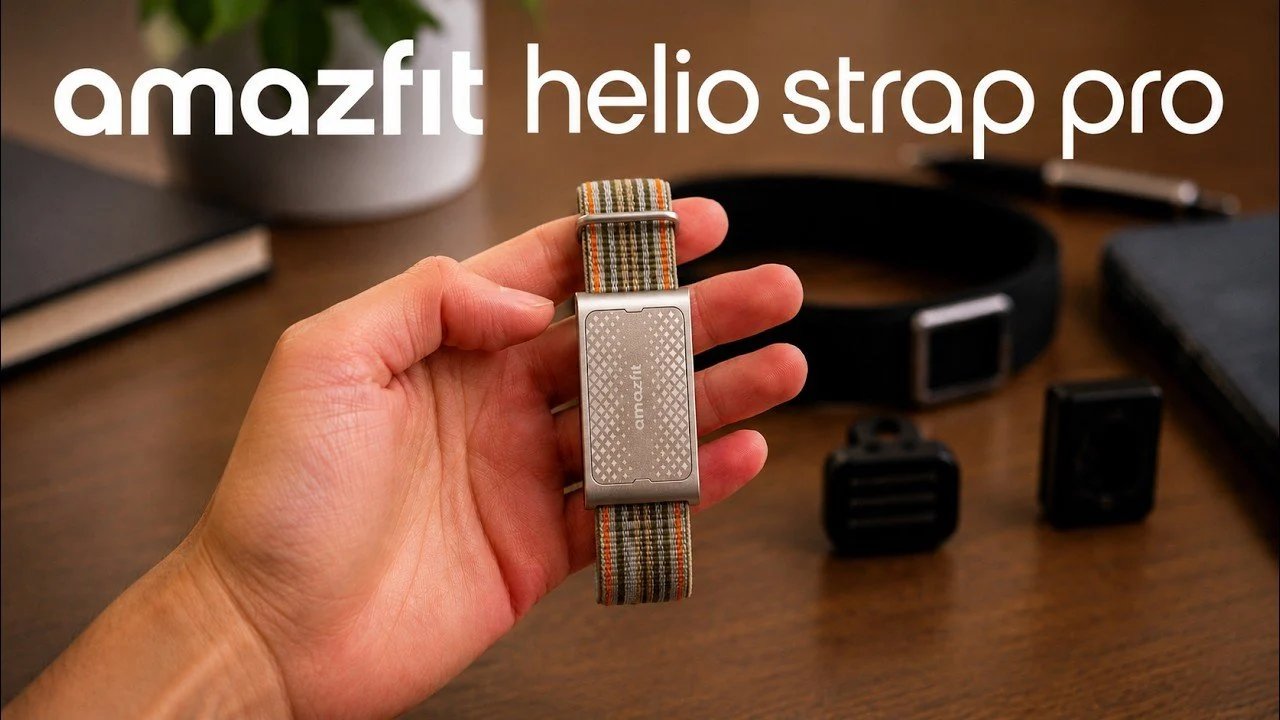 Amazfit Helio Strap Pro: revelado rastreador de fitness com sensor duplo