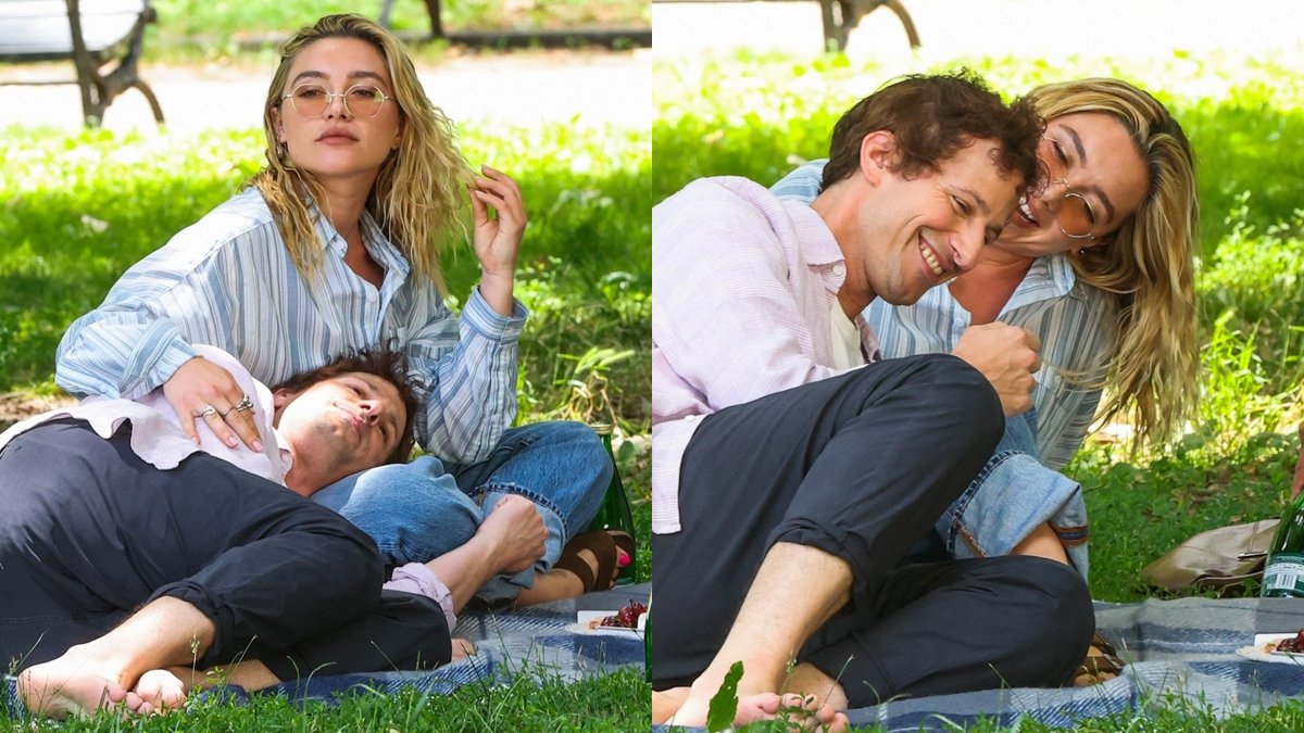 Andy Samberg coloca a cabeça no colo de Florence Pugh durante as filmagens de ‘42,6 anos’ no Brooklyn – Just Jared – Celebrity News & Gossip
