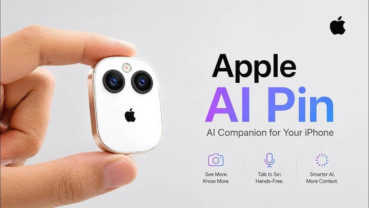 Apple Smart Pin revelado: uma nova era para Siri e IA