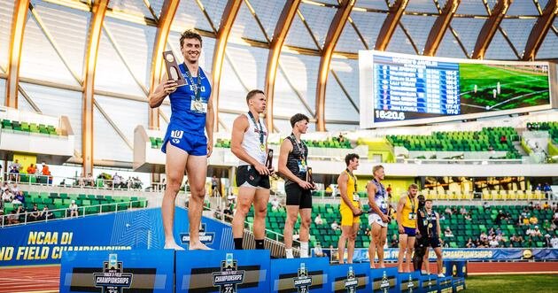 Ben Barton ganha o título da NCAA no decatlo. Jane Hedengren manca – Deseret News