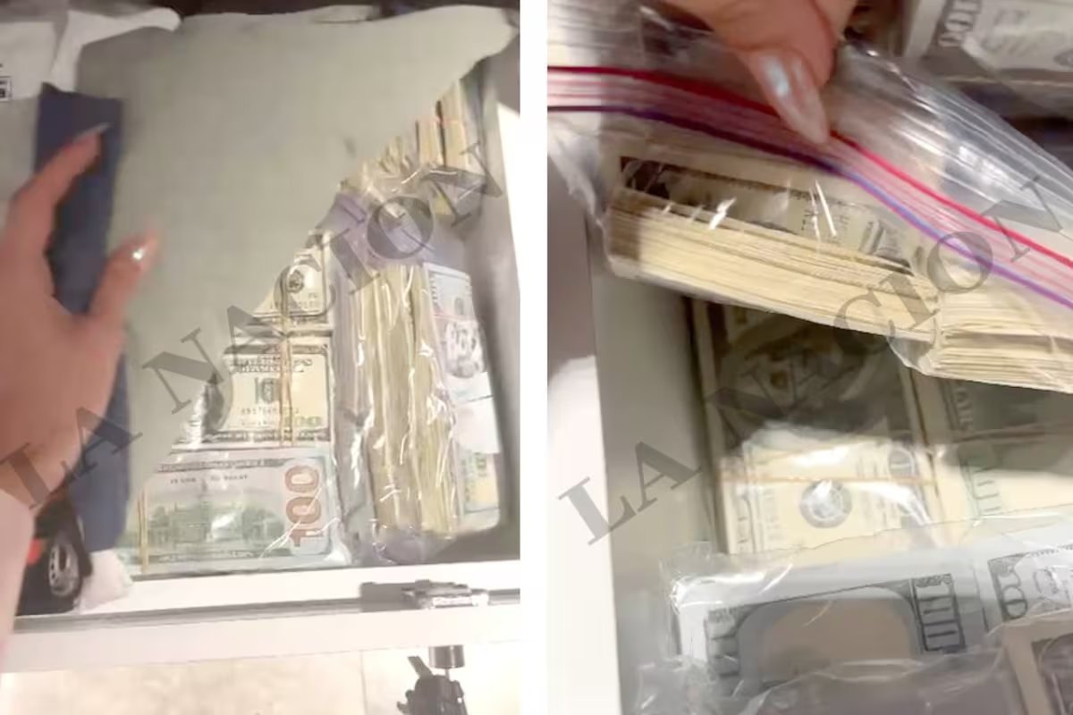 Bens de Insaurralde, as duas casas de Cirio e Piccirillo foram revistadas depois que os vídeos dos dólares se tornaram virais.