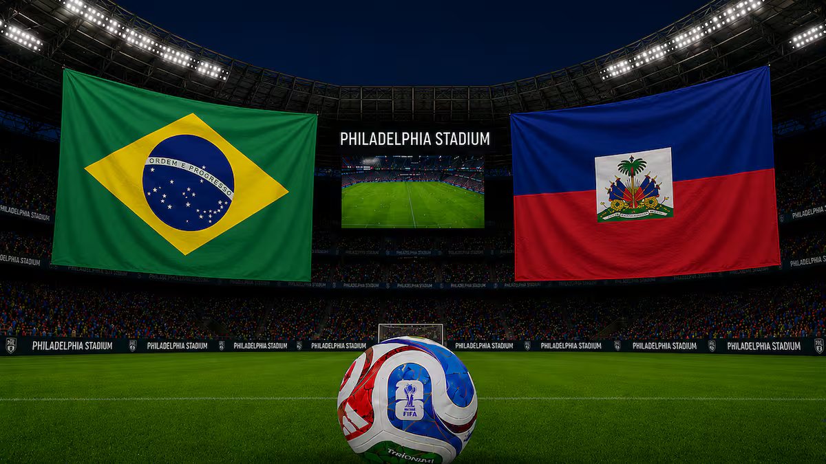 Brasil x Haiti, SÓ para a Copa do Mundo de 2026. horas, televisão e formações