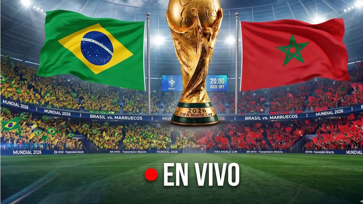 Brasil x Marrocos nos EUA hoje. Transmissão ao vivo da Copa do Mundo de 2026 em Nova York