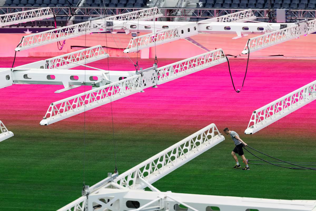 Campos da Copa do Mundo. como a engenharia progrediu para encontrar o gramado ideal para que apenas as pessoas falassem sobre o jogo