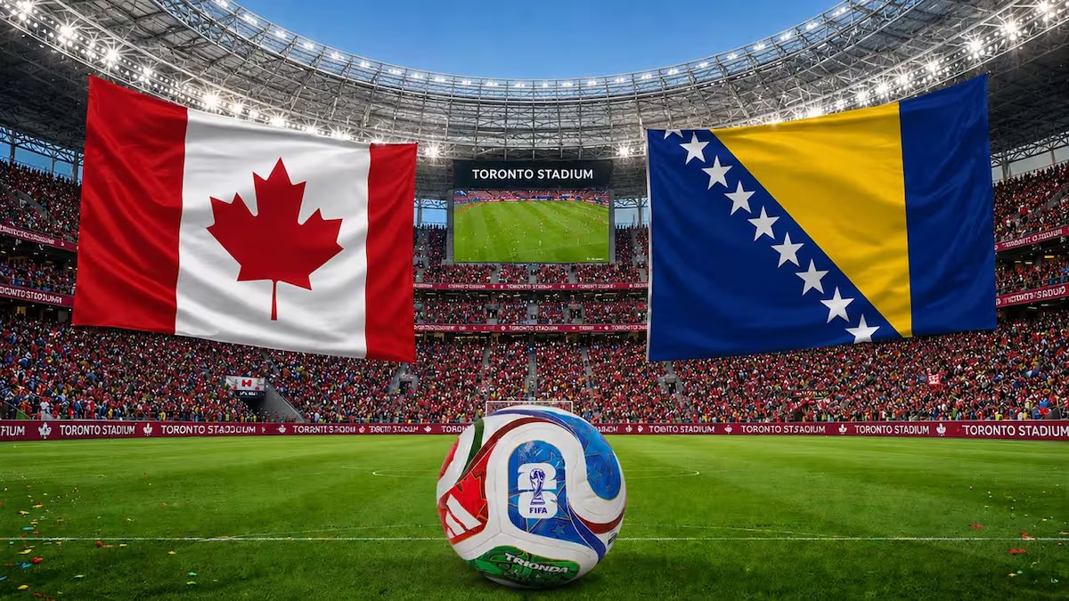 Canadá x Bósnia e Herzegovina, AO VIVO pela Copa do Mundo de 2026