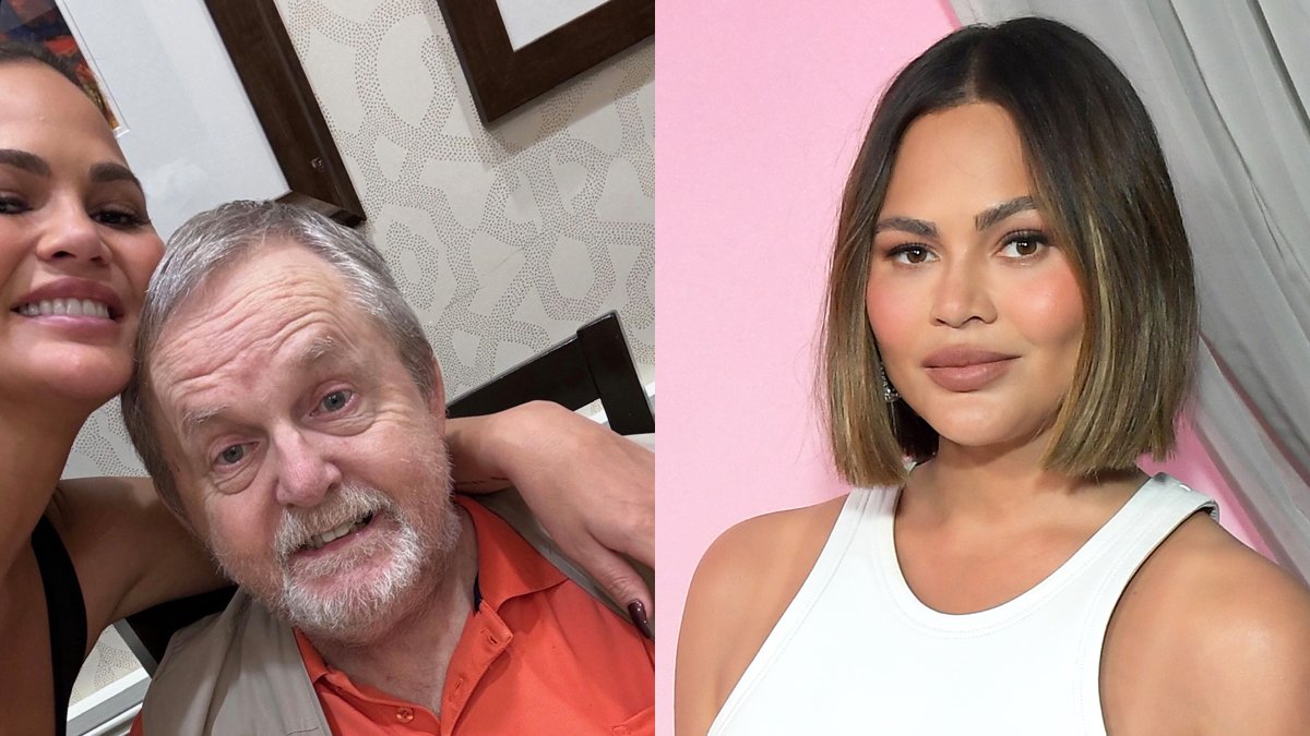 Chrissy Teigen lamenta a morte repentina do pai Ron: ‘Ontem acordei com um pai e fui para a cama sem ele’ – Just Jared – Celebrity News & Gossip