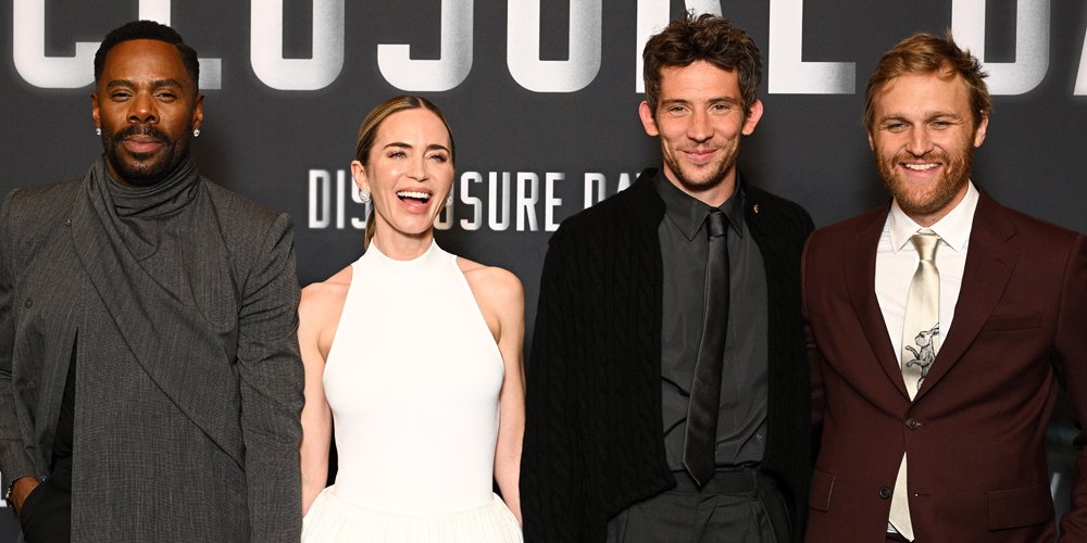 Colman Domingo, Emily Blunt e Josh O’Connor de mãos dadas na estreia do ‘Disclosure Day’ em Paris com Wyatt Russell e mais – Just Jared – Celebrity News & Gossip