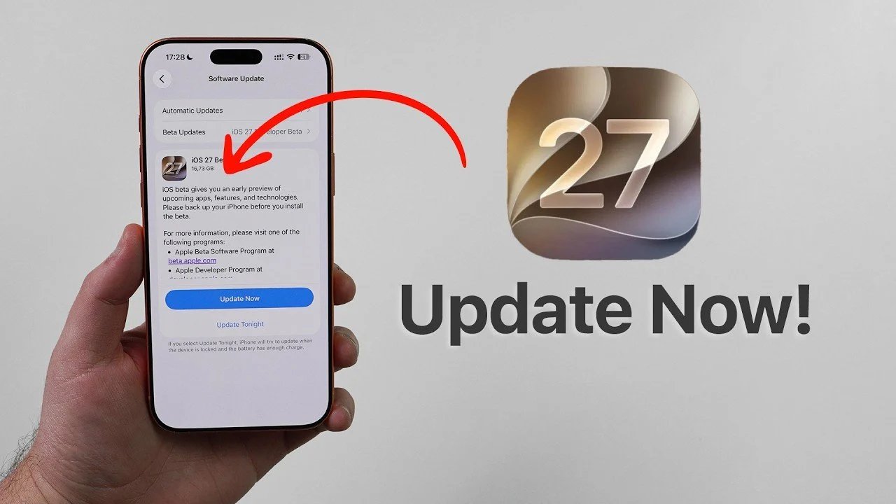 Como instalar o iOS 27 Developer Beta gratuitamente.